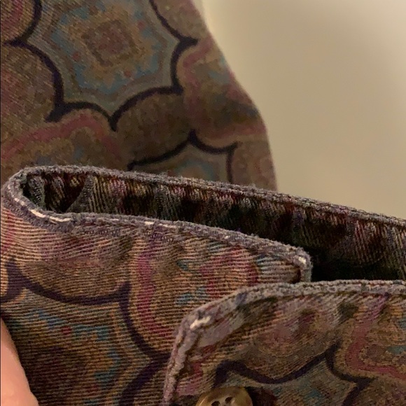 Paisley button down men’s size large - Picture 5 of 7